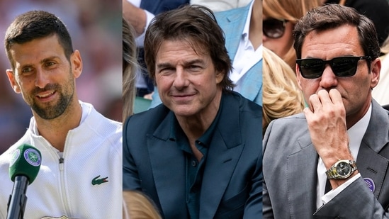 Novak Djokovic, Tom Cruise, Roger Federer sport luxury watches at Wimbledon 2024