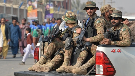 All 10 militants who rammed an explosive-laden vehicle into a Pakistani military facility were killed in an 18-hour operation(HT File ( relevant image) )
