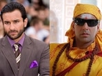 Saif Ali Khan in Race and Akshay Kumar in Bhool Bhulaiyaa Saif Ali Khan in Race and Akshay Kumar in Bhool Bhulaiyaa