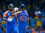 Head coach Gambhir and chief selector Agarkar have informed Hardik Pandya about their decision to go ahead with Suryakumar as T20I captain.(AFP) Head coach Gambhir and chief selector Agarkar have informed Hardik Pandya about their decision to go ahead with Suryakumar as T20I captain.(AFP)