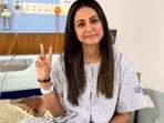 Hina Khan shared several photos on Instagram. Hina Khan shared several photos on Instagram.