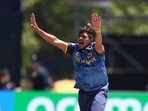 Sri Lanka spinner Maheesh Theekshana(Getty Images via AFP) Sri Lanka spinner Maheesh Theekshana(Getty Images via AFP)