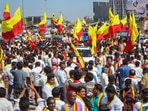 Karnataka govt to mandate inclusion of 50-75% of Kannadigas in private jobs(PTI) Karnataka govt to mandate inclusion of 50-75% of Kannadigas in private jobs(PTI)