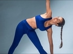 Malaika Arora doing her ‘favourite’ Yoga pose, Trikonasana. (File Photo)