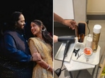Snapshot of the hairpins and Mentos at Anand Ambani and Radhika Merchant's wedding. 