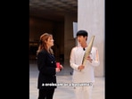Jin playing 'would you rather' game after the Olympic Torch Relay. Jin playing 'would you rather' game after the Olympic Torch Relay.
