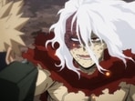 Bakugo will become Shigaraki's new target in his hopes to provoke Deku. My Hero Academia Season 7 Episode 11 will be out on July 20, 2024.(Studio Bones)