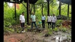 Officials of forest department and experts of WWF India installed solar powered Blinking lights at different locations in Bijnor on Wednesday. (Sourced) Officials of forest department and experts of WWF India installed solar powered Blinking lights at different locations in Bijnor on Wednesday. (Sourced)