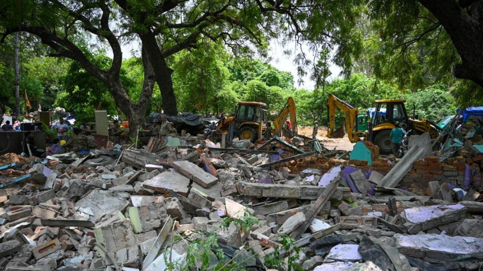 AAP slams MPs over demolition drives by central agencies, BJP hits back