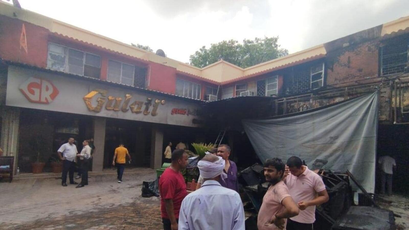 Fire breaks out at Delhi’s Gulati Restaurant in Pandara Road; no injuries