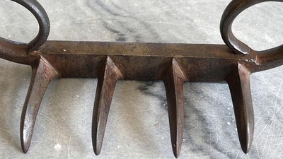 A tiger claw-shaped weapon or 'wagh nakh' used by Chhatrapati Shivaji Maharaj has been brought to Mumbai from a London museum on Wednesday. (File photo) A tiger claw-shaped weapon or 'wagh nakh' used by Chhatrapati Shivaji Maharaj has been brought to Mumbai from a London museum on Wednesday. (File photo)