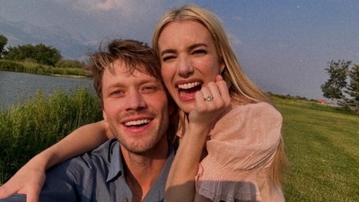 Emma Roberts is engaged to long-time boyfriend Cody John. (@emmaroberts/Instagram) Emma Roberts is engaged to long-time boyfriend Cody John. (@emmaroberts/Instagram)