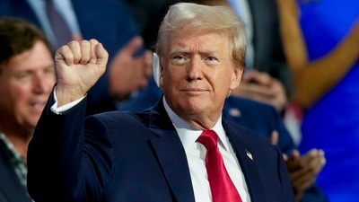 Donald Trump at RNC with a bandaged ear after assassination attempt (AP) (AP) Donald Trump at RNC with a bandaged ear after assassination attempt (AP) (AP)