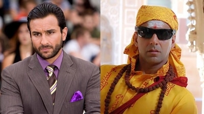 Saif Ali Khan in Race and Akshay Kumar in Bhool Bhulaiyaa Saif Ali Khan in Race and Akshay Kumar in Bhool Bhulaiyaa