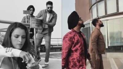 Vicky Kaushal, Ammy Virk and Triptii Dimri in Bad Newz multiverse Vicky Kaushal, Ammy Virk and Triptii Dimri in Bad Newz multiverse