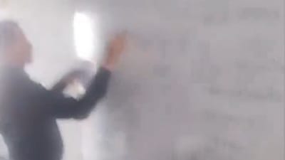 A video of the mass cheating is being widely circulated online. (Screengrab)