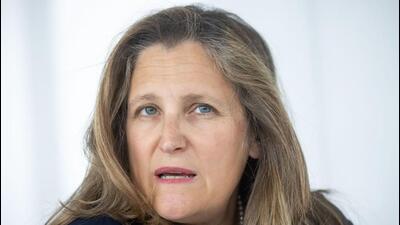 Chrystia Freeland, Canada's Finance Minister, during an interview in New York, US, on July 12. (Bloomberg) Chrystia Freeland, Canada's Finance Minister, during an interview in New York, US, on July 12. (Bloomberg)