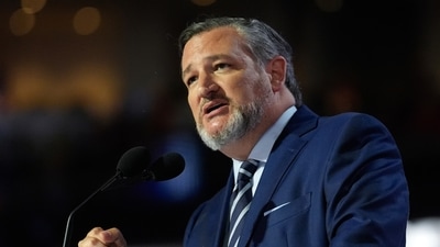 Ted Cruz honours Americans murdered by illegal immigrants (AP Photo/Paul Sancya) (AP) Ted Cruz honours Americans murdered by illegal immigrants (AP Photo/Paul Sancya) (AP)
