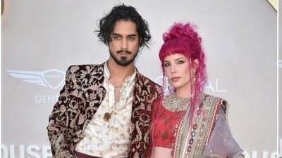 Halsey and her boyfriend, Avan Jogia, wear Sabyasachi to the 2024 Gold Gala. (AP) Halsey and her boyfriend, Avan Jogia, wear Sabyasachi to the 2024 Gold Gala. (AP)