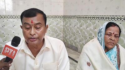Preacher Surajpal alias Narayan Sakar Hari alias Bhole Baba speaks to the media regarding the Hathras stampede, in Kasganj on Wednesday. (PTI PHOTO) Preacher Surajpal alias Narayan Sakar Hari alias Bhole Baba speaks to the media regarding the Hathras stampede, in Kasganj on Wednesday. (PTI PHOTO)