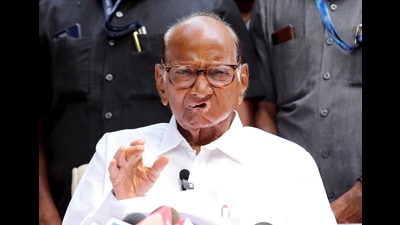 When sharing seats, we as the MVA were not able to give any ticket to the left and other alliance partners, Pawar said. (Deepak Salvi) When sharing seats, we as the MVA were not able to give any ticket to the left and other alliance partners, Pawar said. (Deepak Salvi)