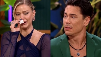 Ariana Madix and Tom Sandoval during Vanderpump Rules Season 11 Reunion. (Bravo) Ariana Madix and Tom Sandoval during Vanderpump Rules Season 11 Reunion. (Bravo)