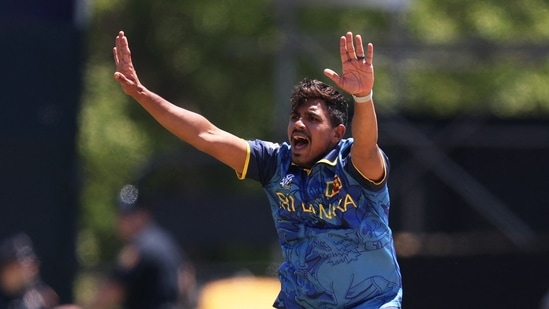 Sri Lanka spinner Maheesh Theekshana(Getty Images via AFP)