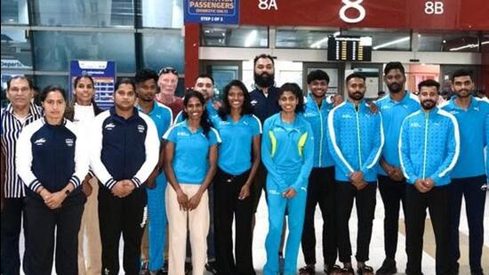 The athletics contingent, one of the biggest Indian groups at the Olympics, will hope to benefit from the mental health professionals travelling with the squad to the Games. (SAI)