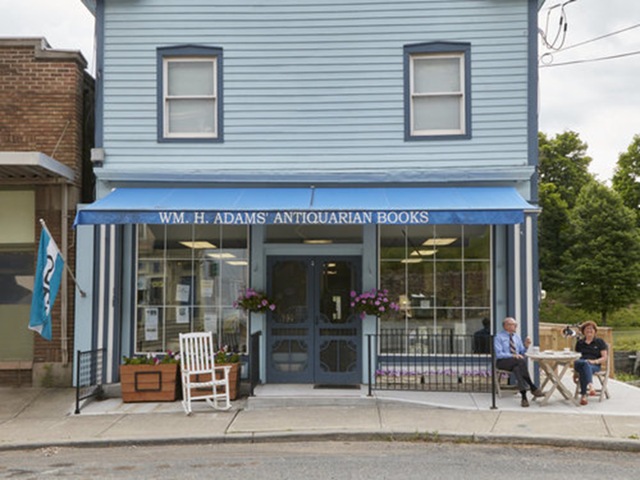 “In 2001, Diana Adams and her husband, William, a couple on vacation, were astonished by the abysmally low rents. They opened Hobart’s first book store, William H Adams’ Antiquarian Books (for books printed before 1850) in June 2002.” (Courtesy Hobart Book Village) “In 2001, Diana Adams and her husband, William, a couple on vacation, were astonished by the abysmally low rents. They opened Hobart’s first book store, William H Adams’ Antiquarian Books (for books printed before 1850) in June 2002.” (Courtesy Hobart Book Village)