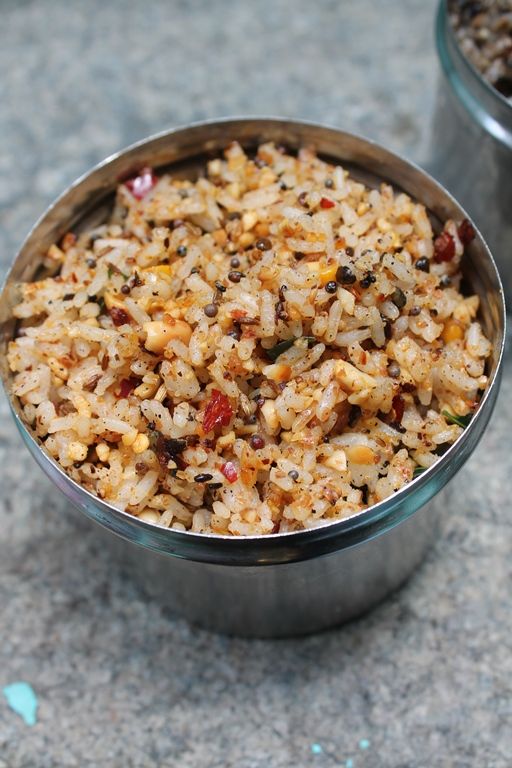 Peanut rice is a crunchy rice meal, full of good proteins.