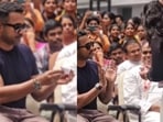 Fans shared a video of Asif Ali giving a paper boat to a fan, Fans shared a video of Asif Ali giving a paper boat to a fan,
