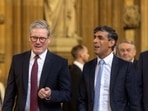 Britain's Prime Minister Keir Starmer and former Prime Minister Rishi Sunak attend the State Opening of Parliament at the Palace of Westminster in London, Britain, July 17, 2024.