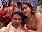 Dr Raj Kanodia with Janhvi Kapoor and Shah Rukh Khan