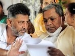 Karnataka chief minister Siddaramaiah (right) and deputy chief minister DK Shivakumar (left). CM Siddaramaiah said that the bill is in the "preparation stage" and that the final decision on it will be taken during the next cabinet meeting, 
