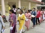 TS DSC Teacher Recruitment examination begins today. (HT File Photo/Santosh Kumar) TS DSC Teacher Recruitment examination begins today. (HT File Photo/Santosh Kumar)