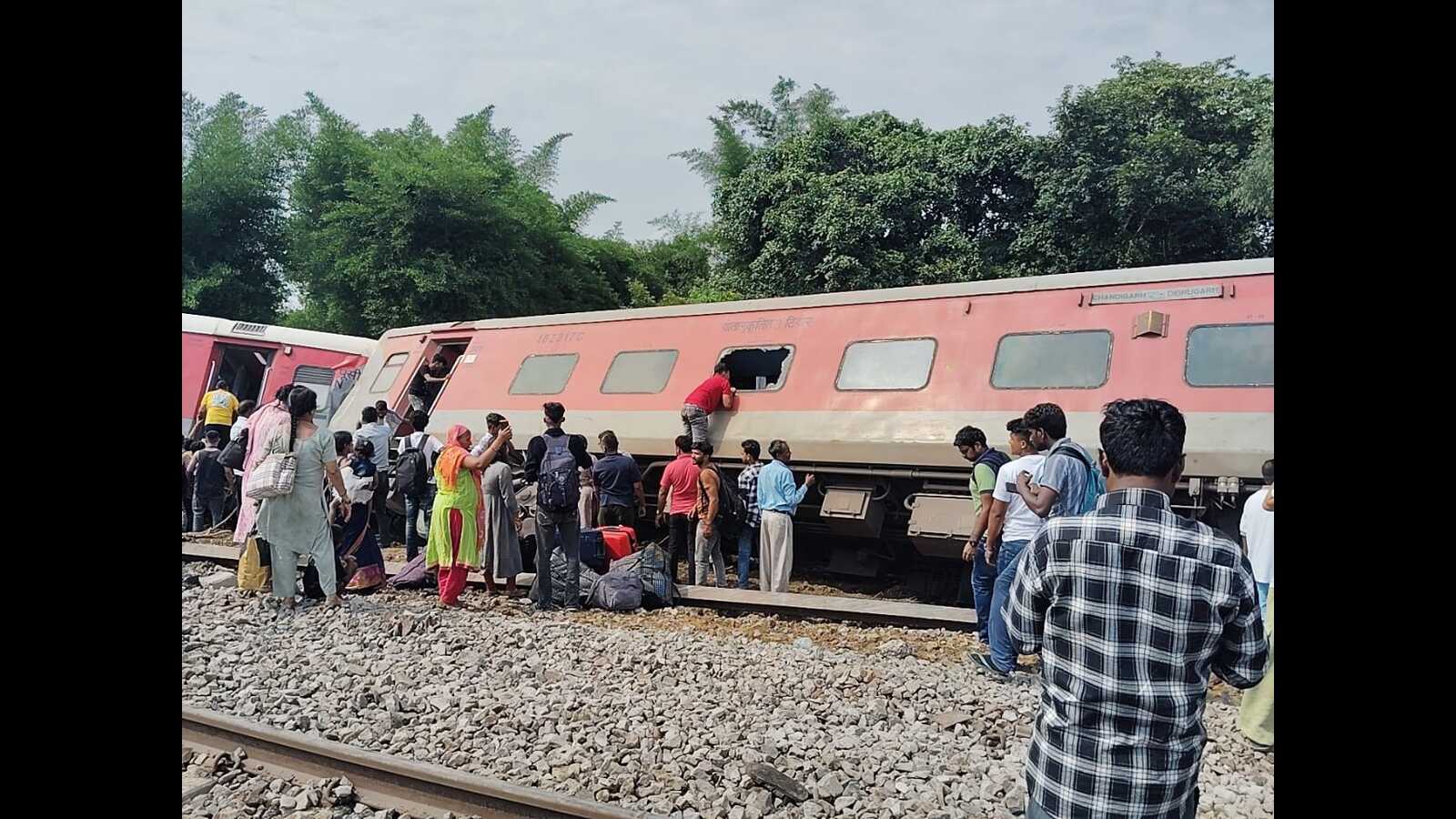 Dibrugarh Express derailment: Rail services hit in U.P., many trains diverted