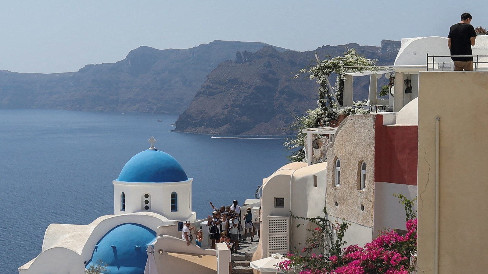 No more room for tourists in Santorini: Tourism boom in Greek islands threaten vineyards and local livelihoods