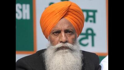 Farmer leader Gurnam Singh Charuni on Thursday announced that his Sanyukt Sangharsh Party (SSP) is preparing to contest on all 90 assembly seats in Haryana assembly elections due later this year and they are ready for an alliance either with Congress or the BSP-INLD coalition. (HT Photo)