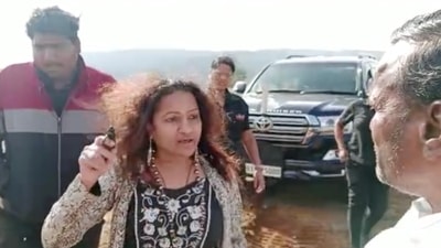 Probationary IAS officer Puja Khedkar's mother, Manorama Khedkar, has been arrested in connection with a viral video in which she is seen brandishing a gun and threatening some people, reportedly over a land dispute. Probationary IAS officer Puja Khedkar's mother, Manorama Khedkar, has been arrested in connection with a viral video in which she is seen brandishing a gun and threatening some people, reportedly over a land dispute.