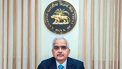 Reserve Bank of India (RBI) Governor Shaktikanta Das is seen. (PTI) Reserve Bank of India (RBI) Governor Shaktikanta Das is seen. (PTI)