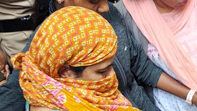 Pune police on Thursday arrested IAS probationer Puja Khedkar’s mother Manorama for allegedly threatening a group of farmers with gun over land dispute. (HT) Pune police on Thursday arrested IAS probationer Puja Khedkar’s mother Manorama for allegedly threatening a group of farmers with gun over land dispute. (HT)