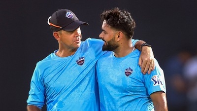 Delhi Capitals former head coach Ricky Ponting (L) and skipper Rishabh Pant (PTI) Delhi Capitals former head coach Ricky Ponting (L) and skipper Rishabh Pant (PTI)
