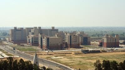The AIIMS National Cancer Institute in Bhadsa, Jhajjar. (HT Archive) The AIIMS National Cancer Institute in Bhadsa, Jhajjar. (HT Archive)