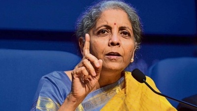 Budget 2024: Union finance minister Nirmala Sitharaman is seen. Budget 2024: Union finance minister Nirmala Sitharaman is seen.