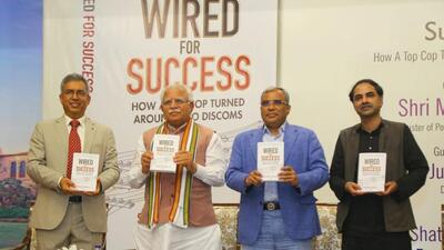 Union power minister Manohar Lal Khattar at the event. (HT Photo) Union power minister Manohar Lal Khattar at the event. (HT Photo)