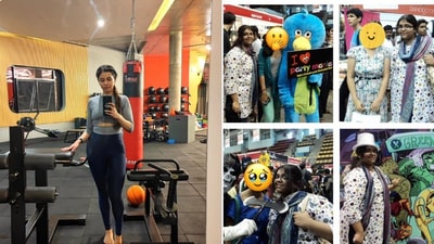 The image shows the doctor whose weight loss transformation journey has gone viral. (@dr_ vee95) The image shows the doctor whose weight loss transformation journey has gone viral. (@dr_ vee95)