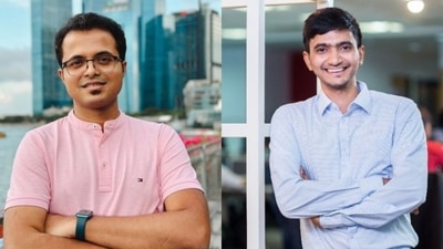 Bengaluru: Frido Founder and CEO Ganesh Sonawane (left) and Ather co-founder Swapnil Jain (right) were not allowed to enter a restaurant for wearing slippers. (Screengrab)