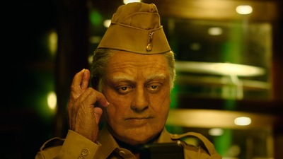 Kamal Haasan in a still from Indian 2. Kamal Haasan in a still from Indian 2.