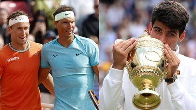Casper Ruud was asked if Carlos Alcaraz inquired for tips about partnering Rafael Nadal. Casper Ruud was asked if Carlos Alcaraz inquired for tips about partnering Rafael Nadal.