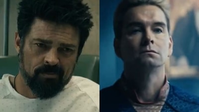 Karl Urban as Billy Butcher and Antony Starr as Homelander in The Boys Season 4 Finale. Karl Urban as Billy Butcher and Antony Starr as Homelander in The Boys Season 4 Finale.